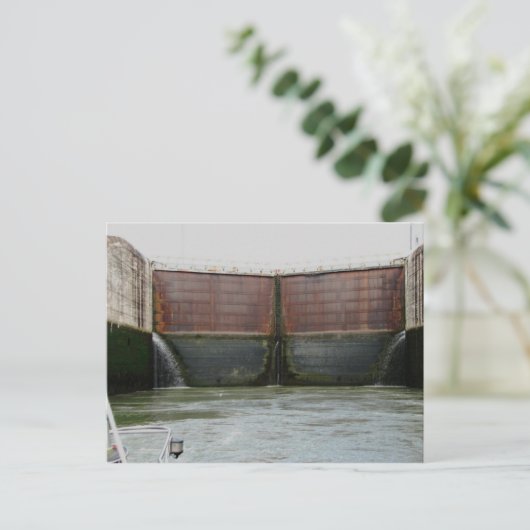 Miraflores Locks Postkarte (Stehend Vorderseite)