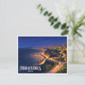 Miraflores Malecón Lima Peru Postkarte (Stehend Vorderseite)