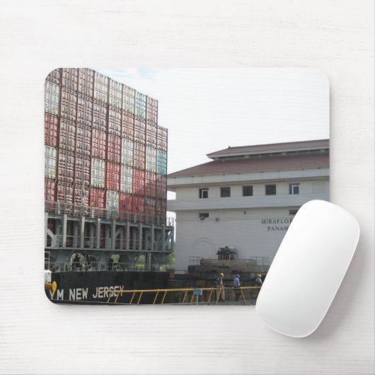 Miraflores Verschluss. Panamakanal Mousepad (Mit Mouse)