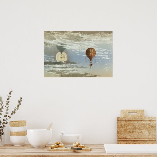 Mirage and luminous aureola. poster (Küche)