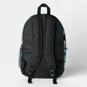 Mirage Currents Bedruckter Rucksack (Rückseite)