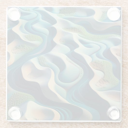 Mirage Currents Glasuntersetzer (Rückseite)