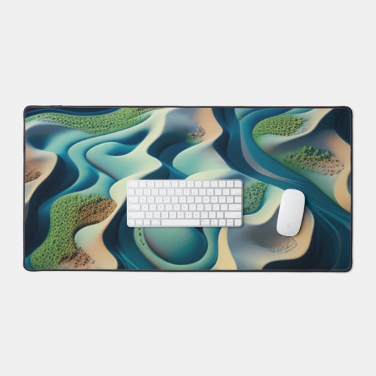 Mirage Currents Schreibtischunterlage (Tastatur & Maus)