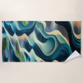 Mirage Currents Strandtuch (Vorderseite)