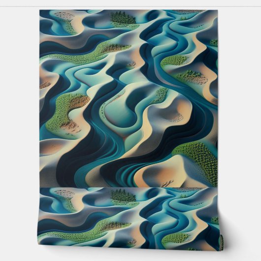 Mirage Currents Tapete (Abrollen)