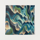 Mirage Currents Wandteppich (Vorderseite (Horizontal))
