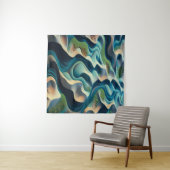 Mirage Currents Wandteppich (Beispiel (Horizontal))