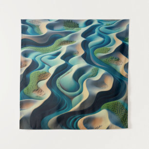 Mirage Currents Wandteppich