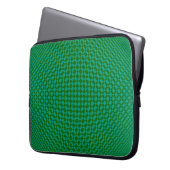 "Mirage"| Emerald Green on Deep Green| Laptopschutzhülle (Vorderseite Links)