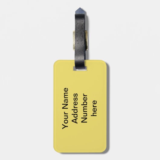 Mirage Gepäckanhänger (Rückseite vertikal)