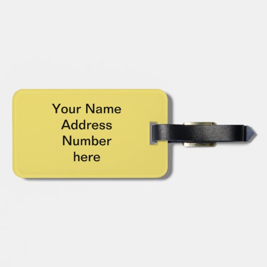 Mirage Gepäckanhänger (Rückseite horizontal)