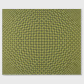 "Mirage"| Golden Limon auf Army Green| Geschenkpapier (Flach)