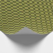"Mirage"| Golden Limon auf Army Green| Geschenkpapier (Ecke)
