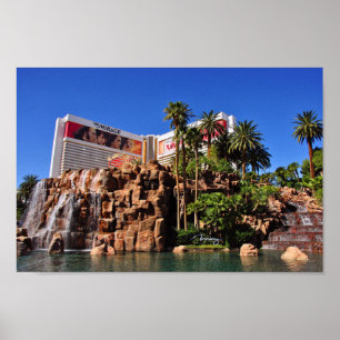 Mirage Hotel Las Vegas USA Poster