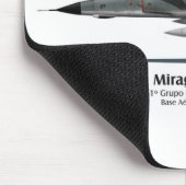 Mirage IIIEBR - Brasilianische Luftwaffe - FAB Mousepad (Ecke)