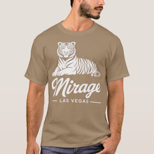 Mirage Tiger - Vintag Las Vegas T-Shirt (Vorderseite)