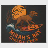 Mirah's Bay Chessie Crew - Surfen in der Spooky Ba Geschenkpapier (Flach)