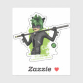 Mirakulous Re-Vers Claw Noir Charakter Grafik Aufkleber (Blatt)