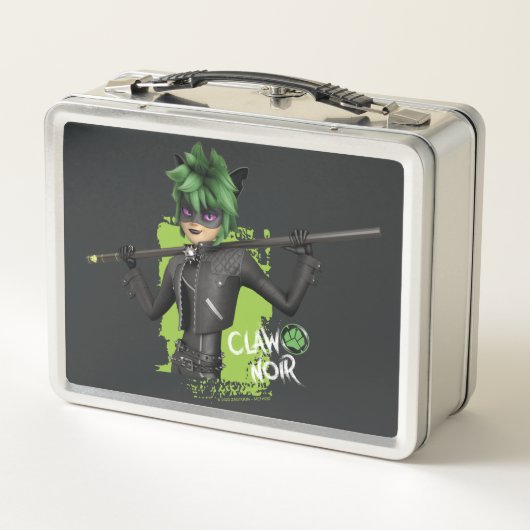 Mirakulous Re-Vers Claw Noir Charakter Grafik Metall Brotdose (Rückseite)