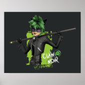 Mirakulous Re-Vers Claw Noir Charakter Grafik Poster (Vorne)