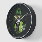 Mirakulous Re-Vers Claw Noir Charakter Grafik Uhr (Winkel)