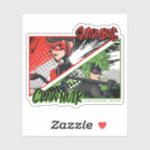 Mirakulous Re-verse Shadybug & Claw Noir Aufkleber (Blatt)