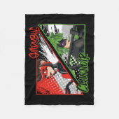 Mirakulous Re-verse Shadybug & Claw Noir Fleecedecke (Vorderseite)