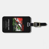 Mirakulous Re-verse Shadybug & Claw Noir Gepäckanhänger (Vorderseite horizontal)