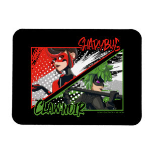 Mirakulous Re-verse Shadybug & Claw Noir Magnet