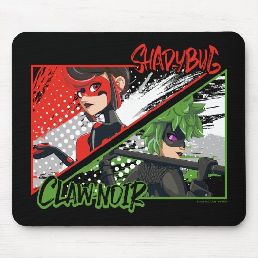 Mirakulous Re-verse Shadybug & Claw Noir Mousepad (Vorne)