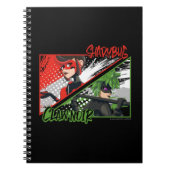 Mirakulous Re-verse Shadybug & Claw Noir Notizblock (Vorderseite)