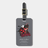 Mirakulous Re-verse Shadybug-Zeichen Grafik Gepäckanhänger (Vorderseite vertikal)