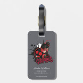 Mirakulous Re-verse Shadybug-Zeichen Grafik Gepäckanhänger (Rückseite vertikal)