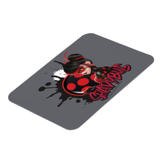 Mirakulous Re-verse Shadybug-Zeichen Grafik Magnet (Linke Seite)