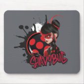 Mirakulous Re-verse Shadybug-Zeichen Grafik Mousepad (Vorne)