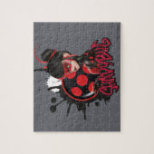 Mirakulous Re-verse Shadybug-Zeichen Grafik Puzzle (Vertikal)