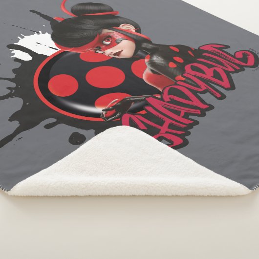 Mirakulous Re-verse Shadybug-Zeichen Grafik Sherpadecke (3/4)