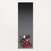 Mirakulous Re-verse Shadybug-Zeichen Grafik Yogamatte (Vorderseite)