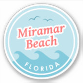 Miramar Beach Florida Aufkleber (Vorderseite)