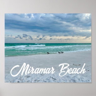 Miramar Beach Florida Schöne Meeresfotografie Poster