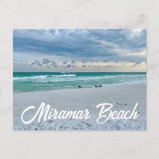 Miramar Beach Florida Schöne Meeresfotografie Postkarte (Vorderseite)