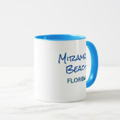 Miramar Beach Florida Tasse (VorderseiteRechts)