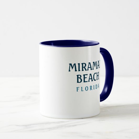 Miramar Beach Florida Tasse (VorderseiteRechts)