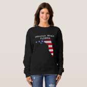 Miramar Beach Florida USA Staat America Travel Flo Sweatshirt (Vorne ganz)