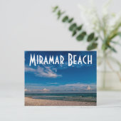 Miramar Beach Postkarte (Stehend Vorderseite)