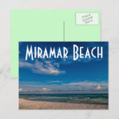 Miramar Beach Postkarte (Vorne/Hinten)