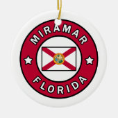 Miramar Florida Keramik Ornament (Vorne)