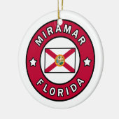 Miramar Florida Keramik Ornament (Links)
