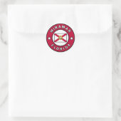 Miramar Florida Runder Aufkleber (Tasche)