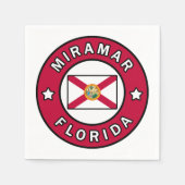 Miramar Florida Serviette (Vorderseite)